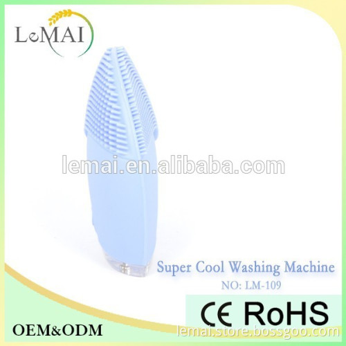silicone facial cleansing brush for electric facial brush with Vibration